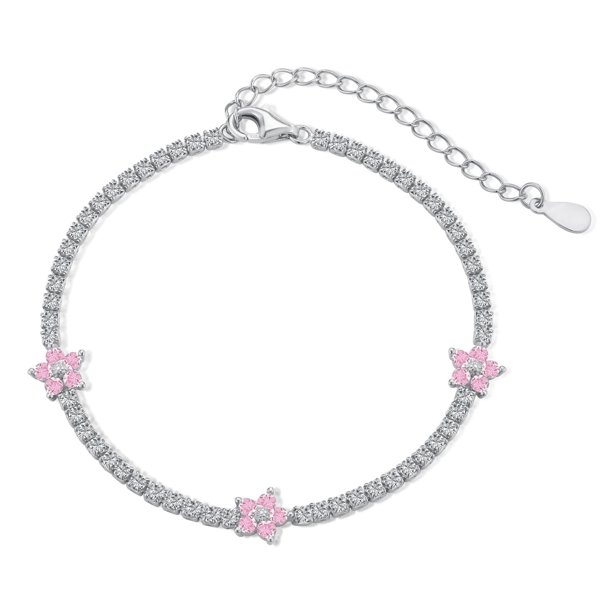 {
"Luxery Jewelry": "高級ジュエリー",
"Sparkling Flower Shape Tennis Bracelet": "輝くフラワーモチーフのテニスブレスレット"
}