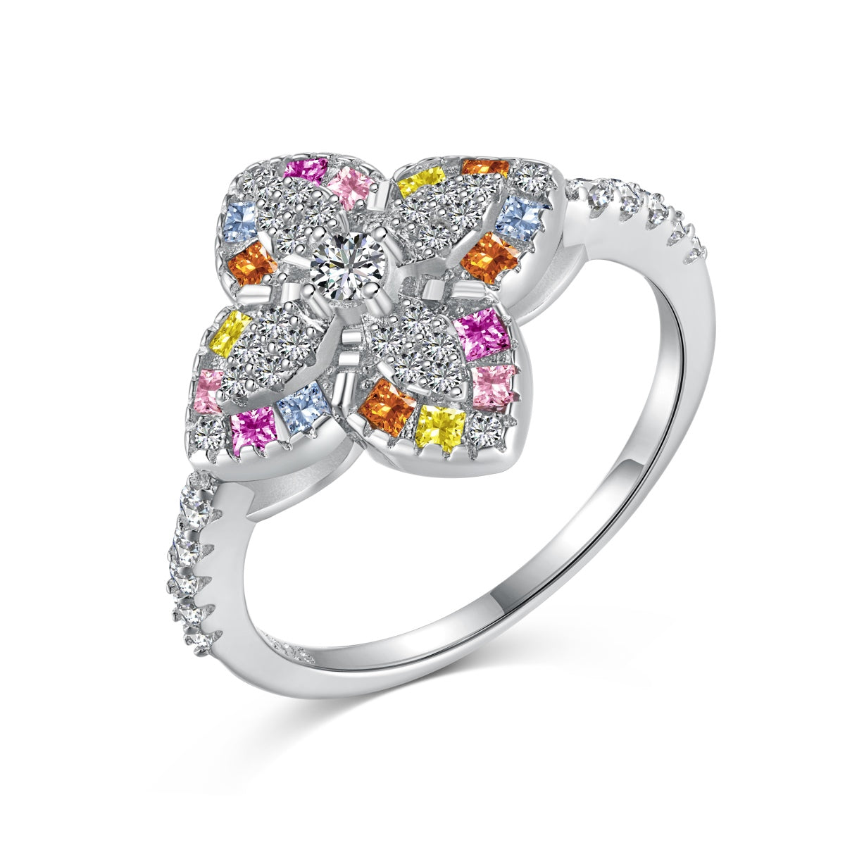 {
"Luxery Jewelry": "ラグジュアリージュエリー",
"Luxurious Colorful Flower Shape Banquet Ring": "華やかなカラフルフラワーモチーフのバンケットリング"
}