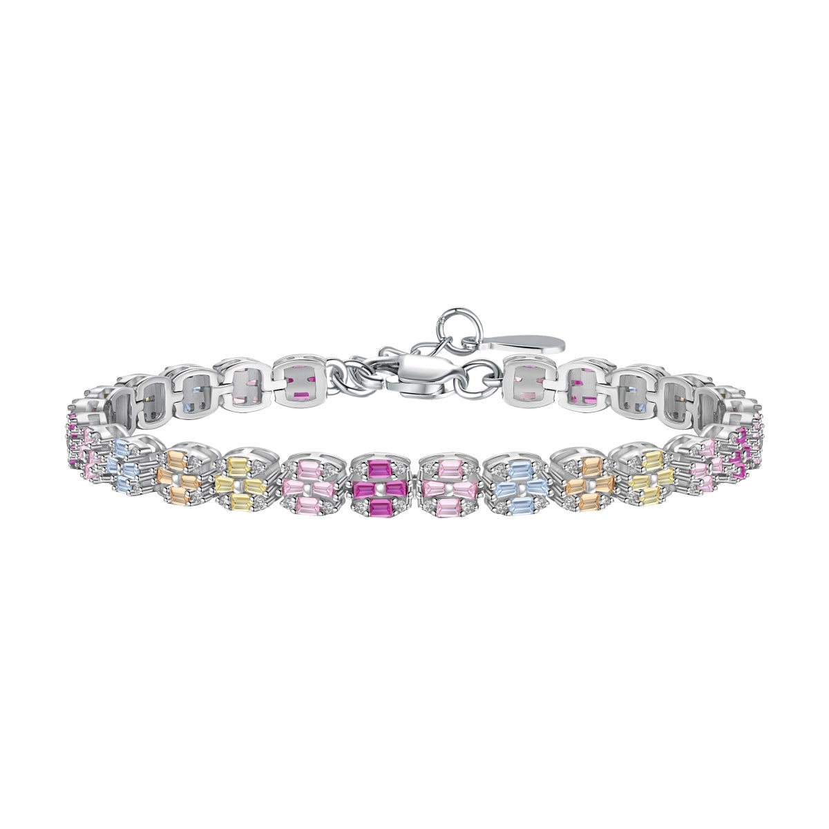 {
"Luxery Jewelry": "ラグジュアリージュエリー",
"Delicate Colorful Emerald Cut Daily Bracelet": "華奢でカラフルなエメラルドカット・デイリーブレスレット"
}
