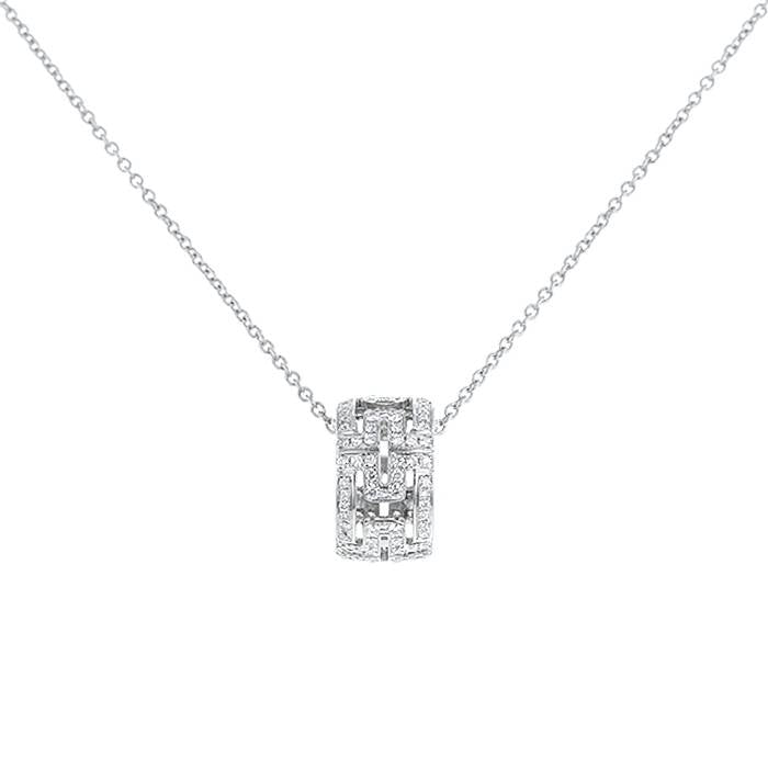 [⭐Luxery]PARENTESI HALSKETTE SILBER DIAMANT