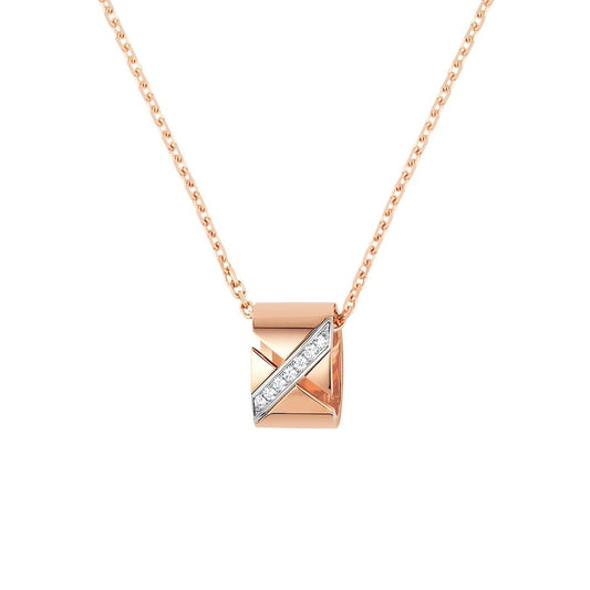 [Luxery]LIENS EVIDENCE DIAMOND NECKLACE