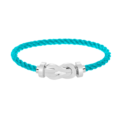 [Luxery]CHANCE LARGE 8 FIGURE BUCKLE NO DIAMOND BRACELET SILVER