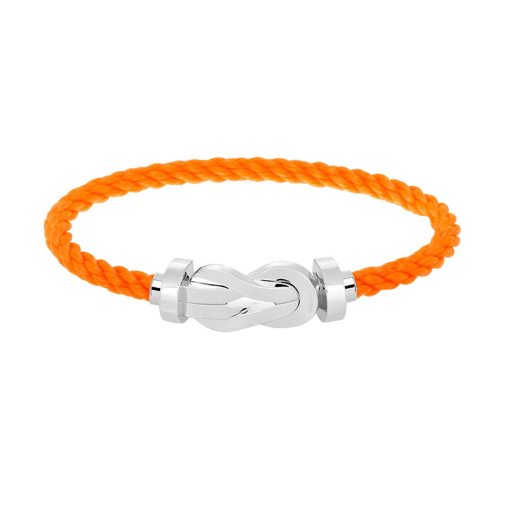 [Luxery]CHANCE LARGE 8 FIGURE BUCKLE NO DIAMOND BRACELET SILVER