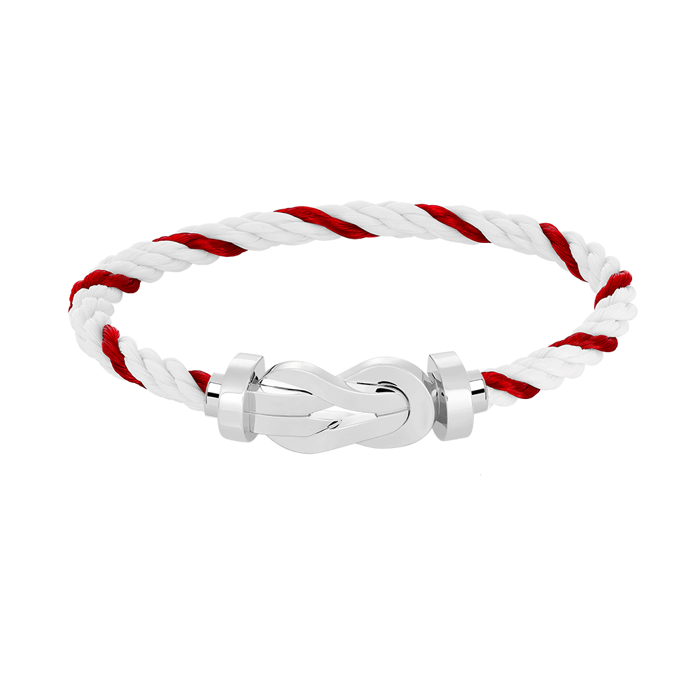 [Luxery]CHANCE LARGE 8 FIGURE BUCKLE NO DIAMOND BRACELET SILVER