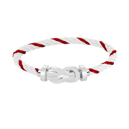 [Luxery]CHANCE LARGE 8 FIGURE BUCKLE NO DIAMOND BRACELET SILVER