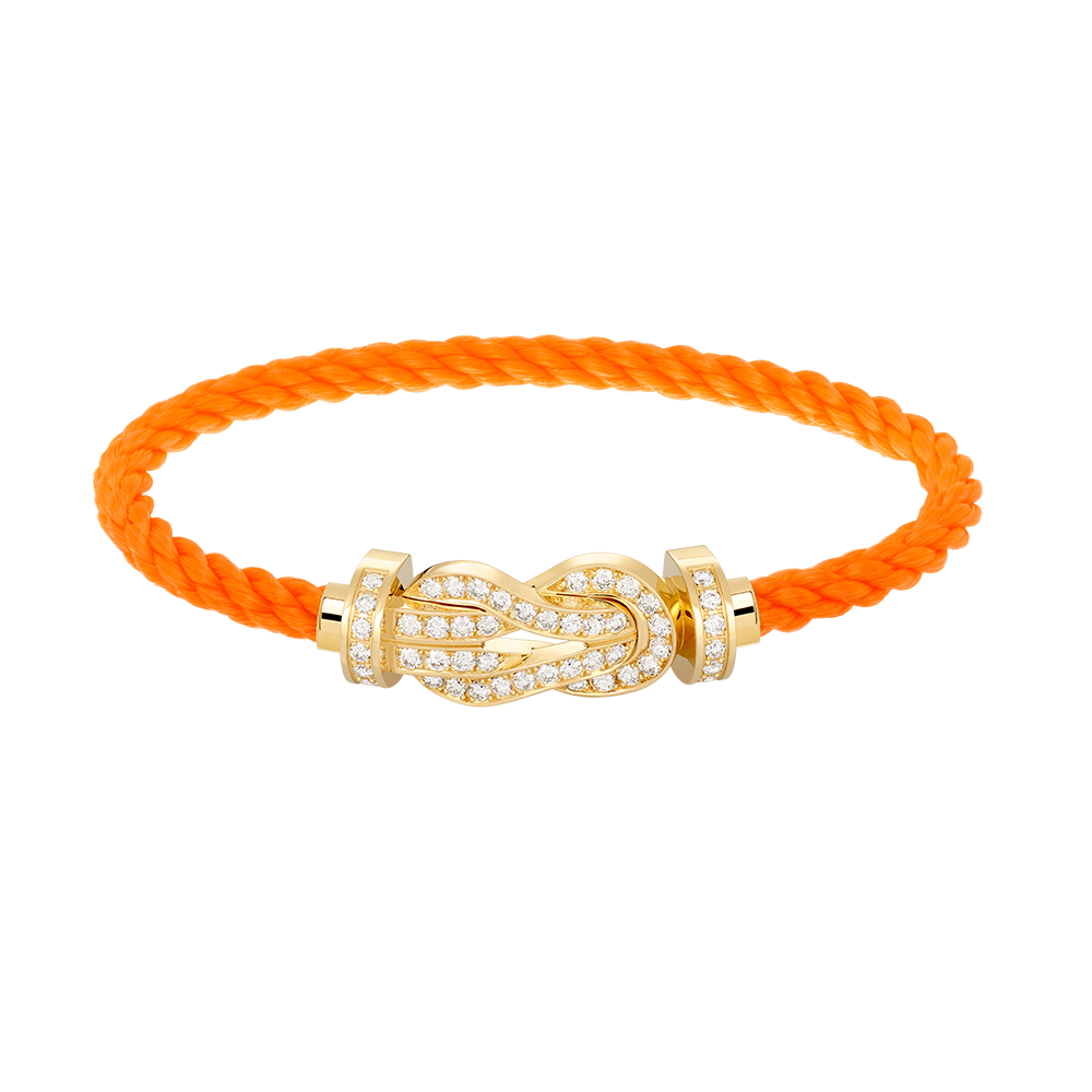 [Luxery]CHANCE LARGE 8 FIGURE BUCKLE FULLDIAMOND BRACELET GOLD