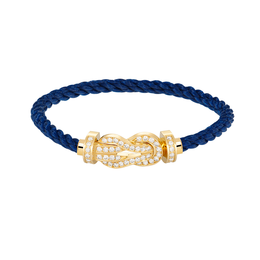[Luxery]CHANCE LARGE 8 FIGURE BUCKLE FULLDIAMOND BRACELET GOLD
