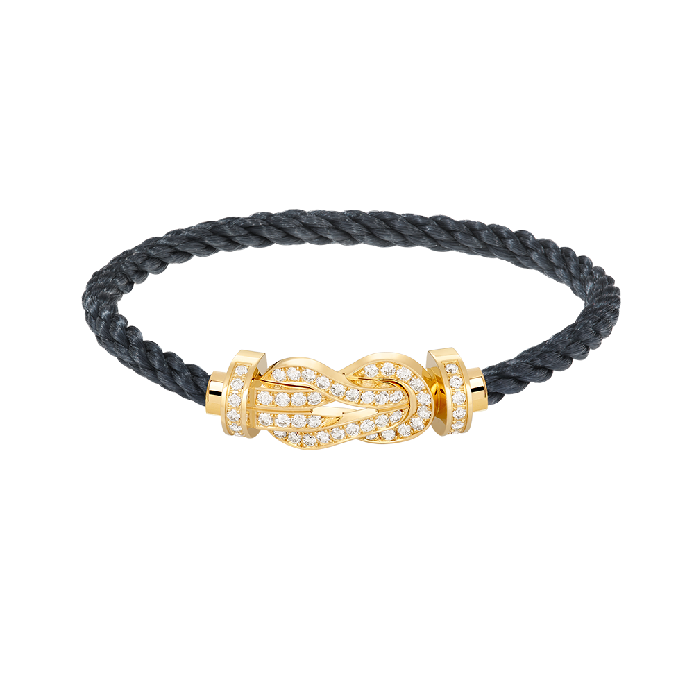 [Luxery]CHANCE LARGE 8 FIGURE BUCKLE FULLDIAMOND BRACELET GOLD