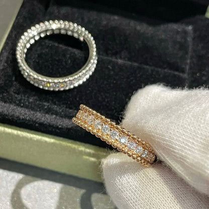 [Luxery]PERLEE DIAMOND SILVER RING