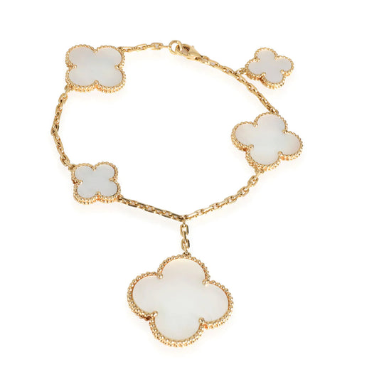 [Luxery]MAGIC CLOVER MOP GOLD BRACELET 5 MOTIFS