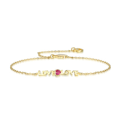 [Luxery Jewelry]Romantic Heart Shape Lover Bracelet