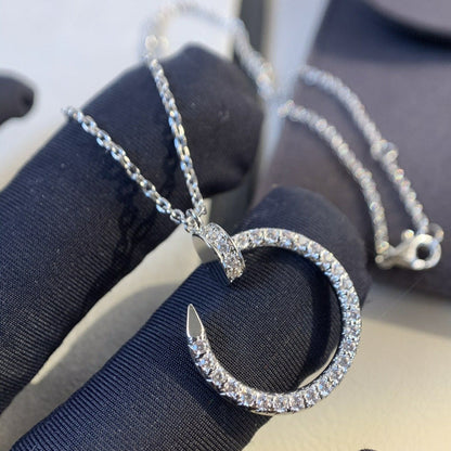 [Luxery]JUSTE NECKLACE SILVER DIAMONDS