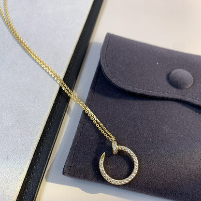 [Luxery]JUSTE NECKLACE GOLD DIAMONDS