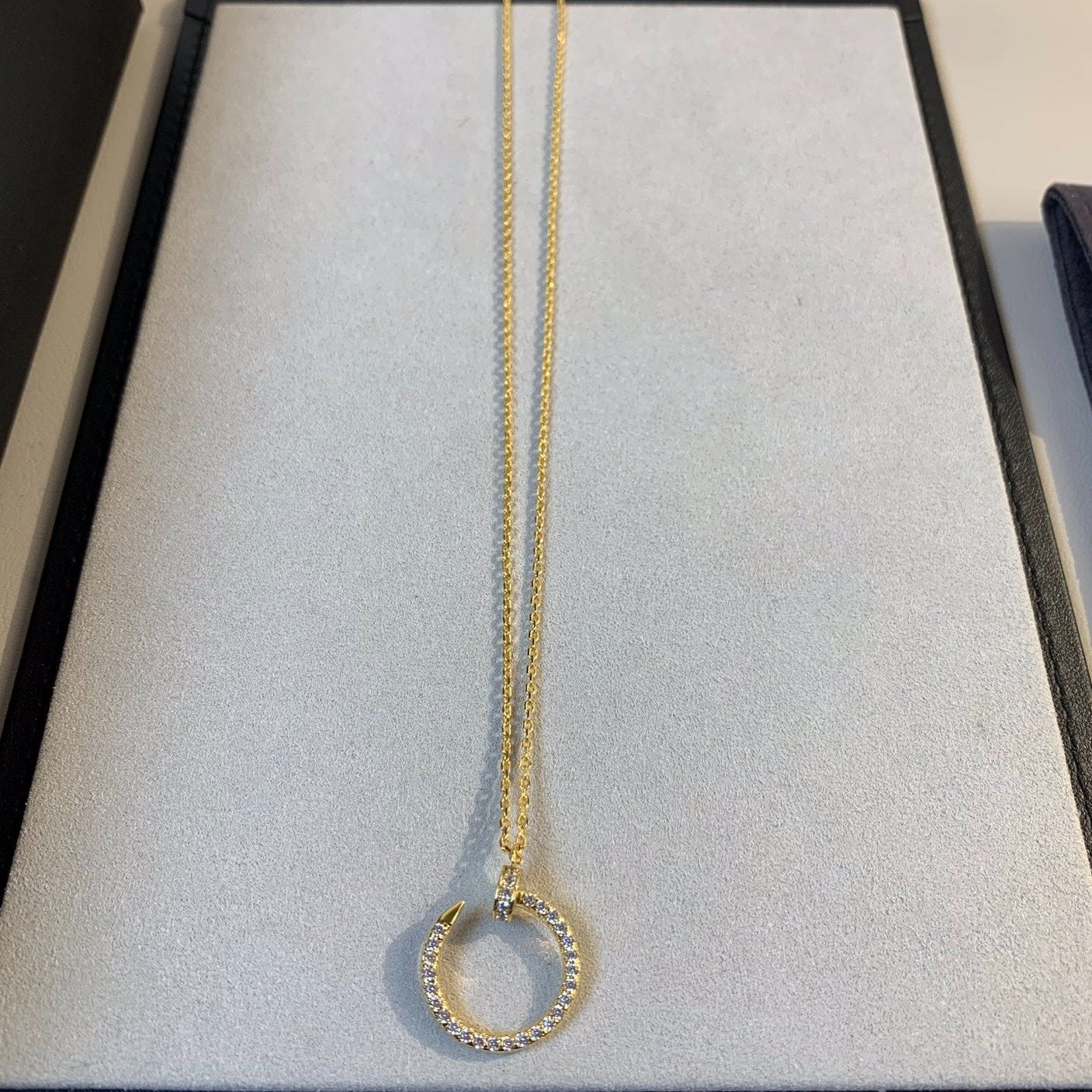 [Luxery]JUSTE NECKLACE GOLD DIAMONDS