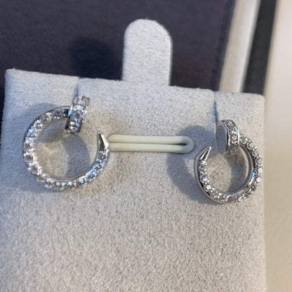 [Luxery]JUSTE EARRINGS SILVER DIAMONDS