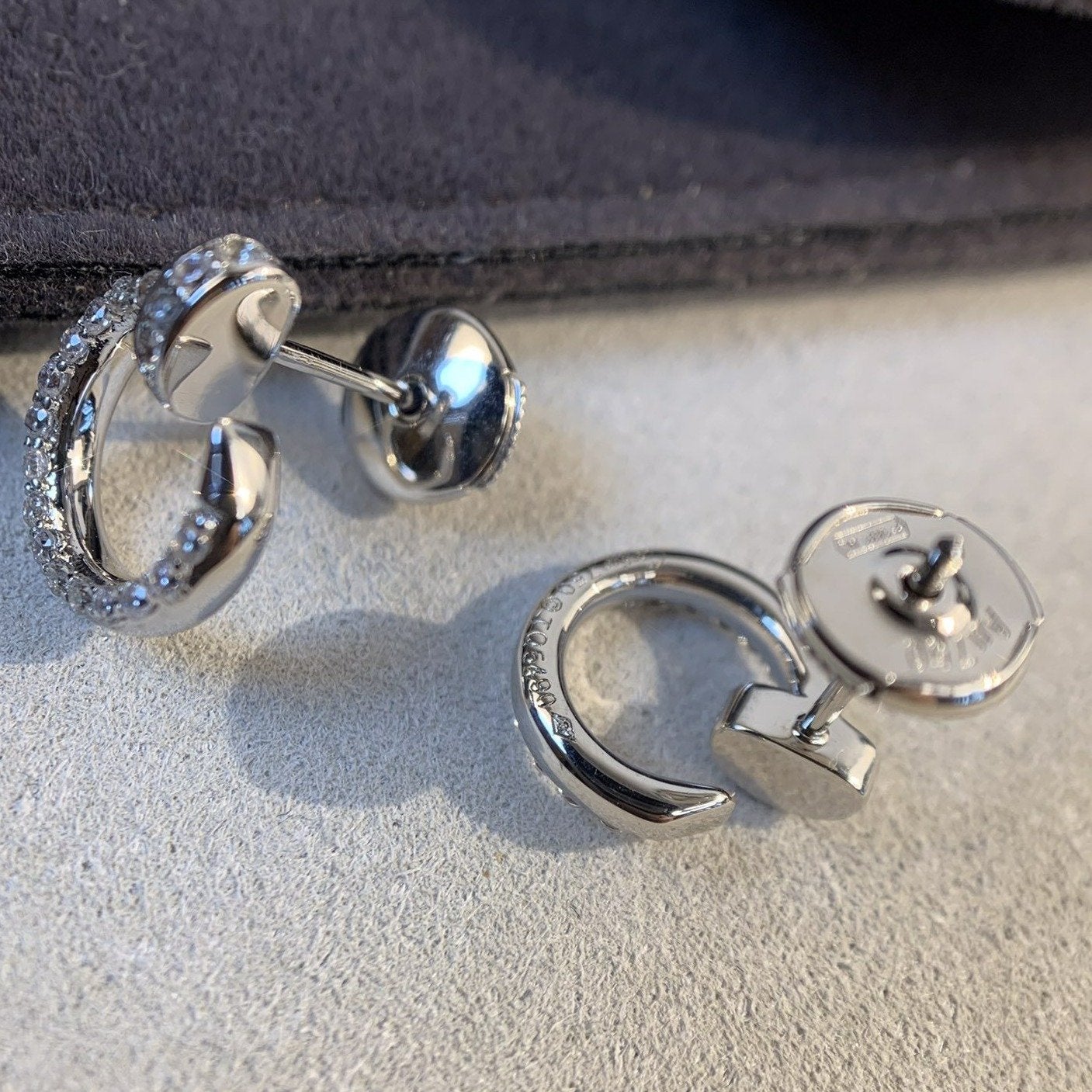 [Luxery]JUSTE EARRINGS SILVER DIAMONDS