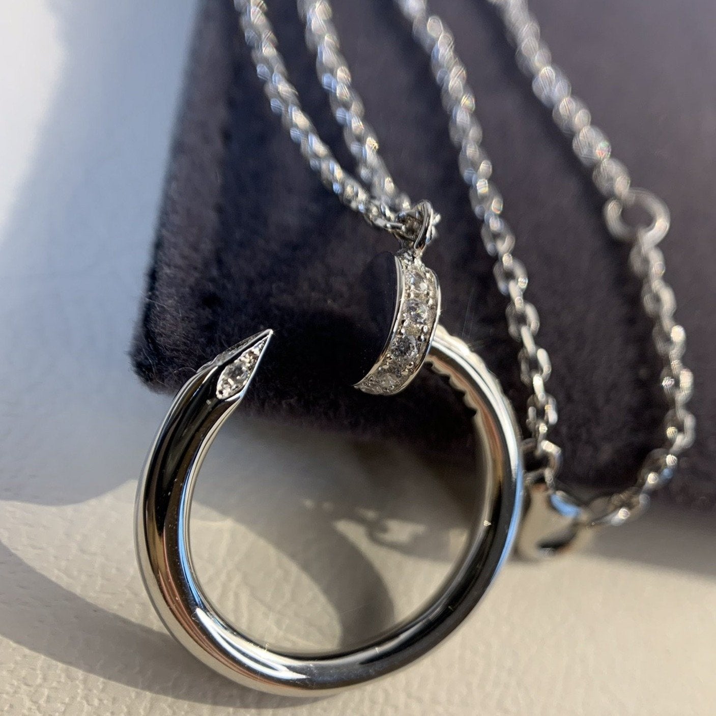 [Luxery]JUSTE NECKLACE SILVER