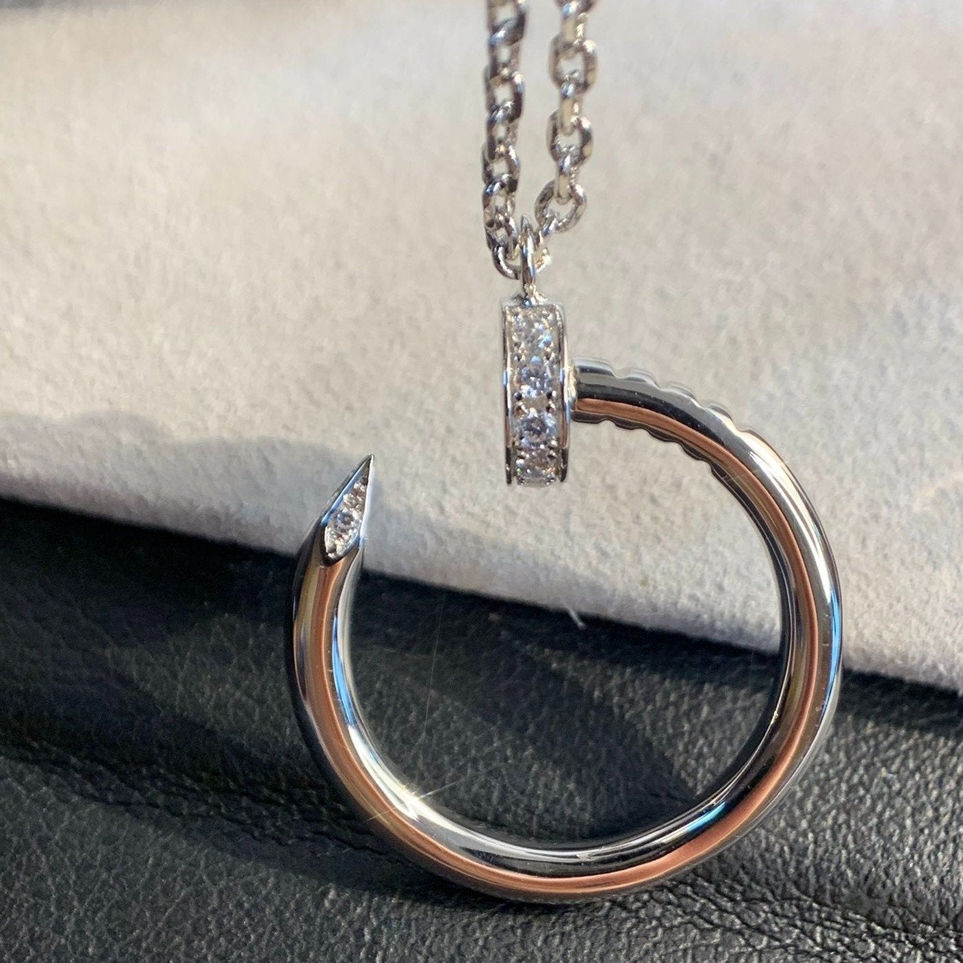 [Luxery]JUSTE NECKLACE SILVER