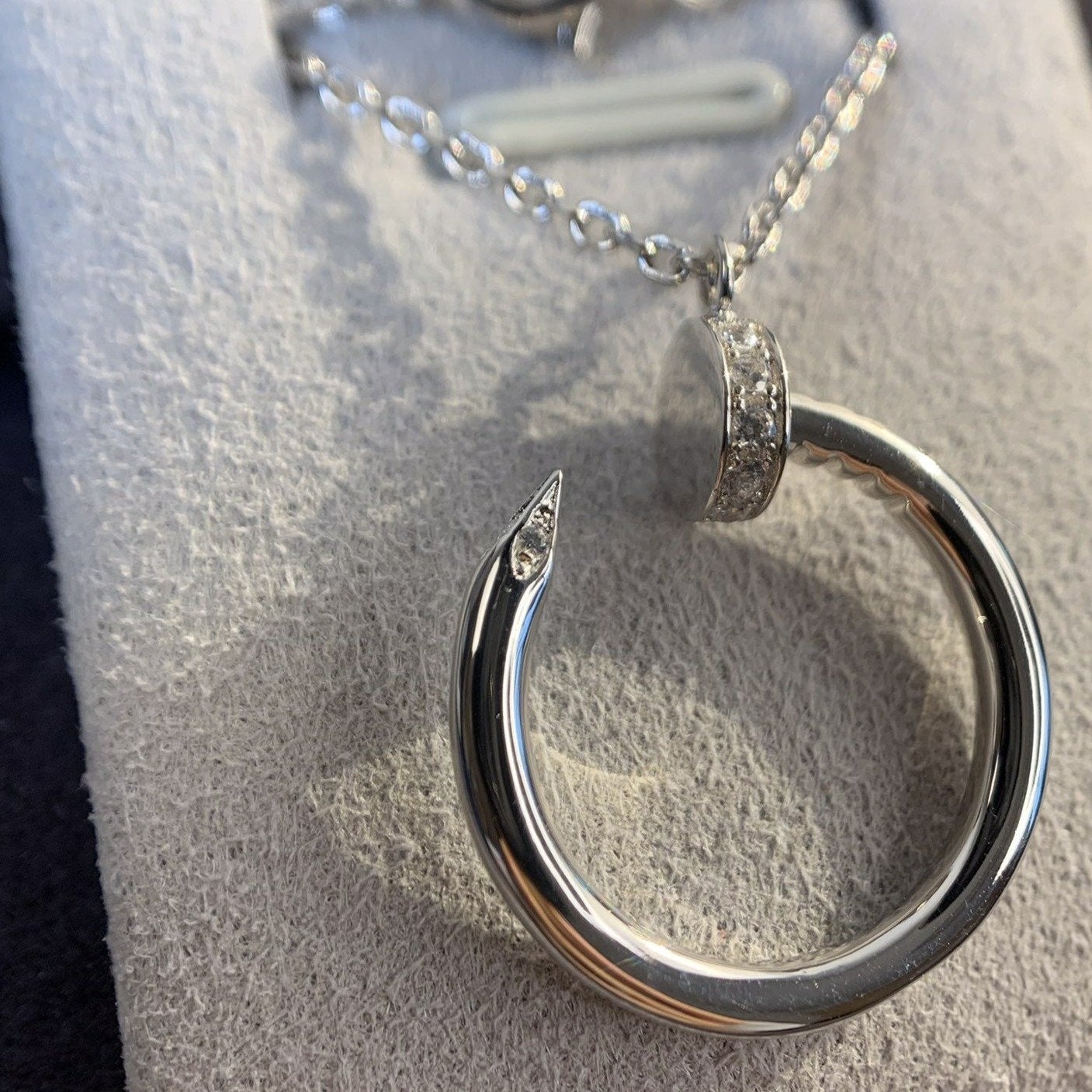 [Luxery]JUSTE NECKLACE SILVER