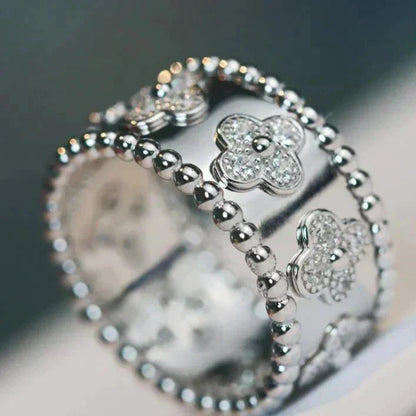 [Luxery]CLOVER KALEIDOSCOPE RING 10MM