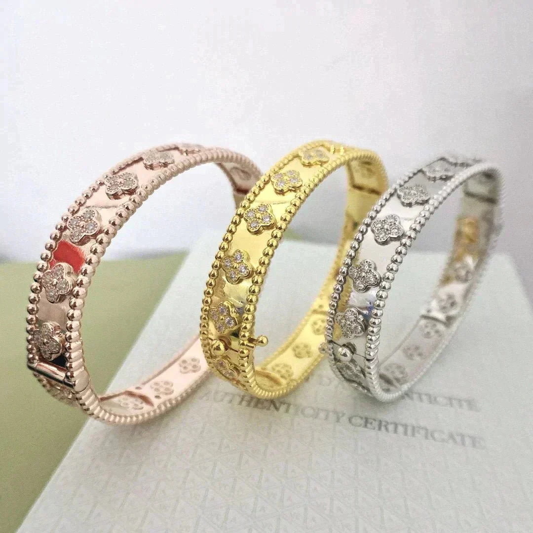 [Luxery]CLOVER BRACELET 8MM DIAMONDS