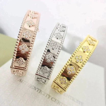 [Luxery]CLOVER BRACELET 8MM DIAMONDS