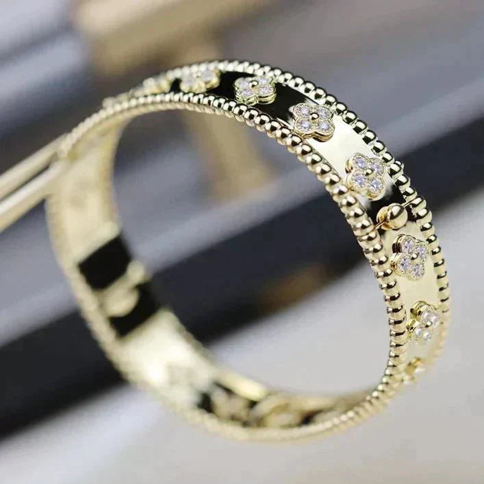 [Luxery]CLOVER BRACELET 8MM DIAMONDS