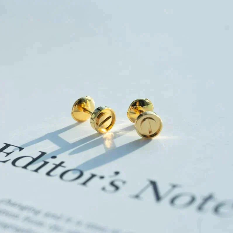 [Luxery]LOVE EARRINGS GOLD 10MM