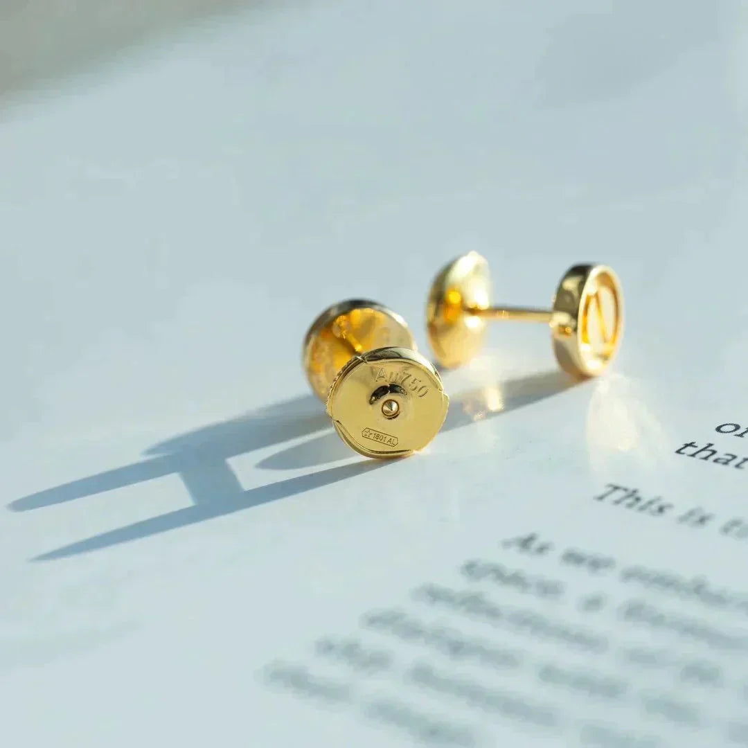 [Luxery]LOVE EARRINGS GOLD 10MM