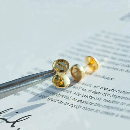 [Luxery]LOVE EARRINGS GOLD 10MM