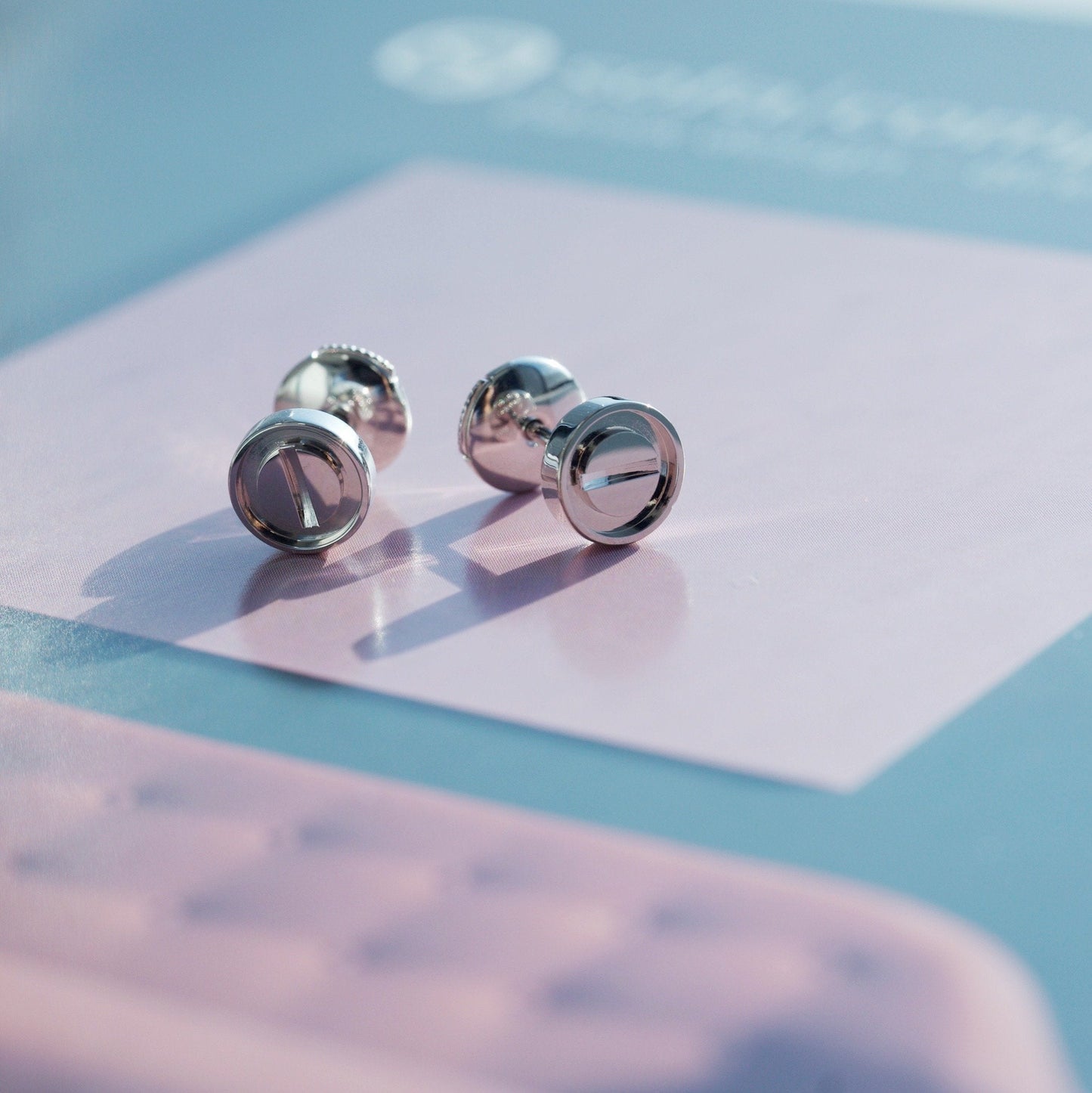 [Luxery]LOVE EARRINGS SILVER 10MM