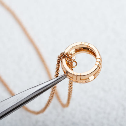 [⭐Luxery]PARENTESI HALSKETTE ROSÉGOLD