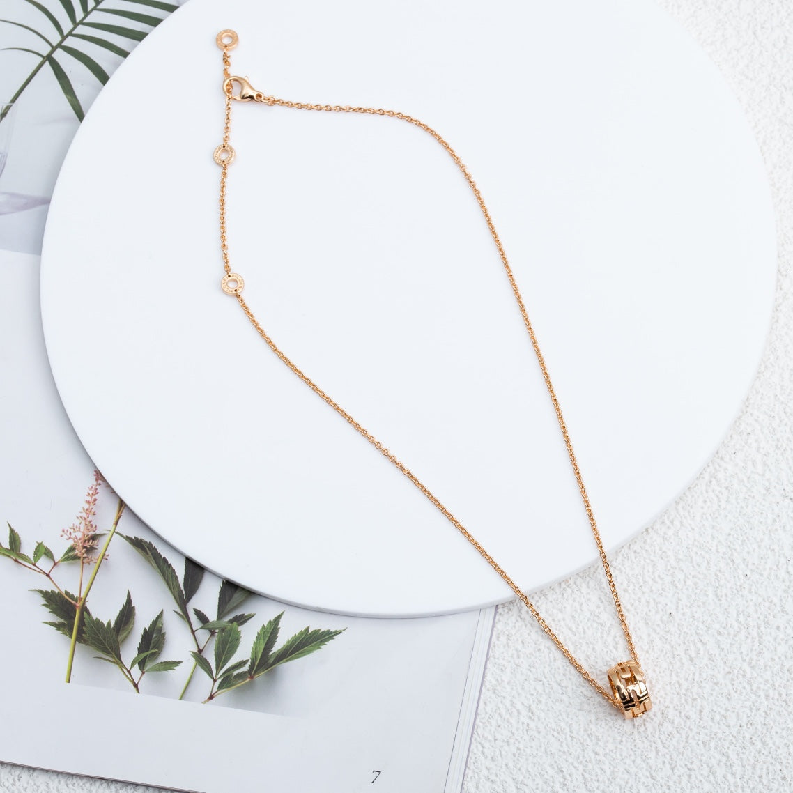 [⭐Luxery]PARENTESI HALSKETTE ROSÉGOLD
