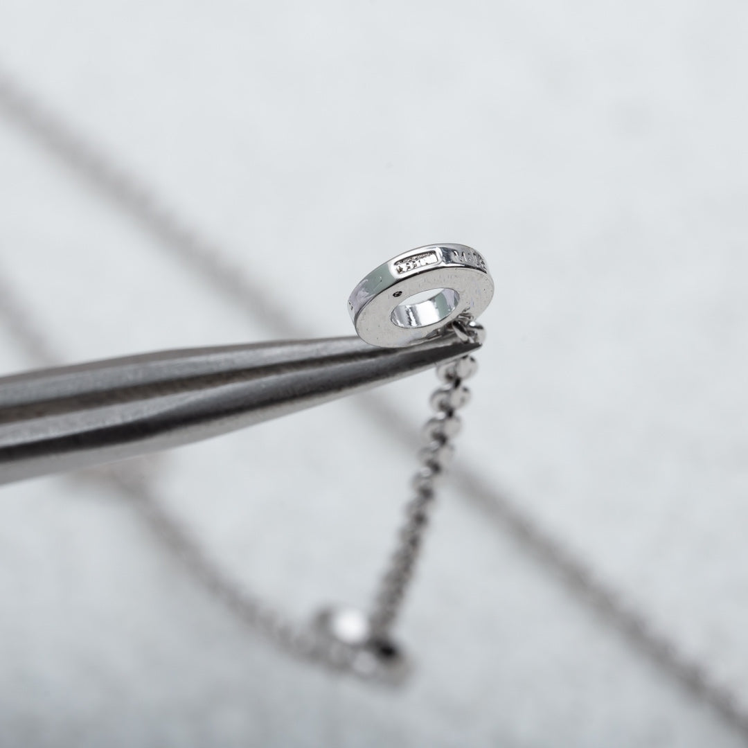 [⭐Luxery]PARENTESI HALSKETTE SILBER DIAMANT