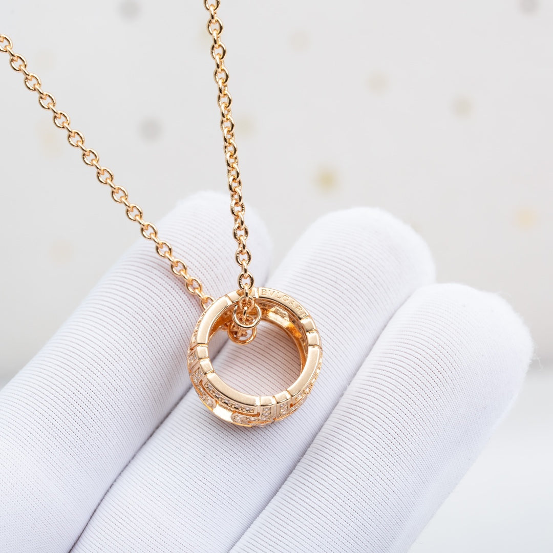 [⭐Luxery]パレンテシ ネックレス ピンクゴールド ダイヤモンド