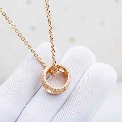 [⭐Luxery]パレンテシ ネックレス ピンクゴールド ダイヤモンド