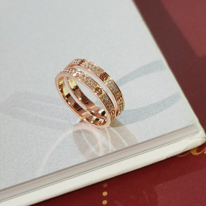 [Luxery]LOVE RING 2.65MM DIAMOND