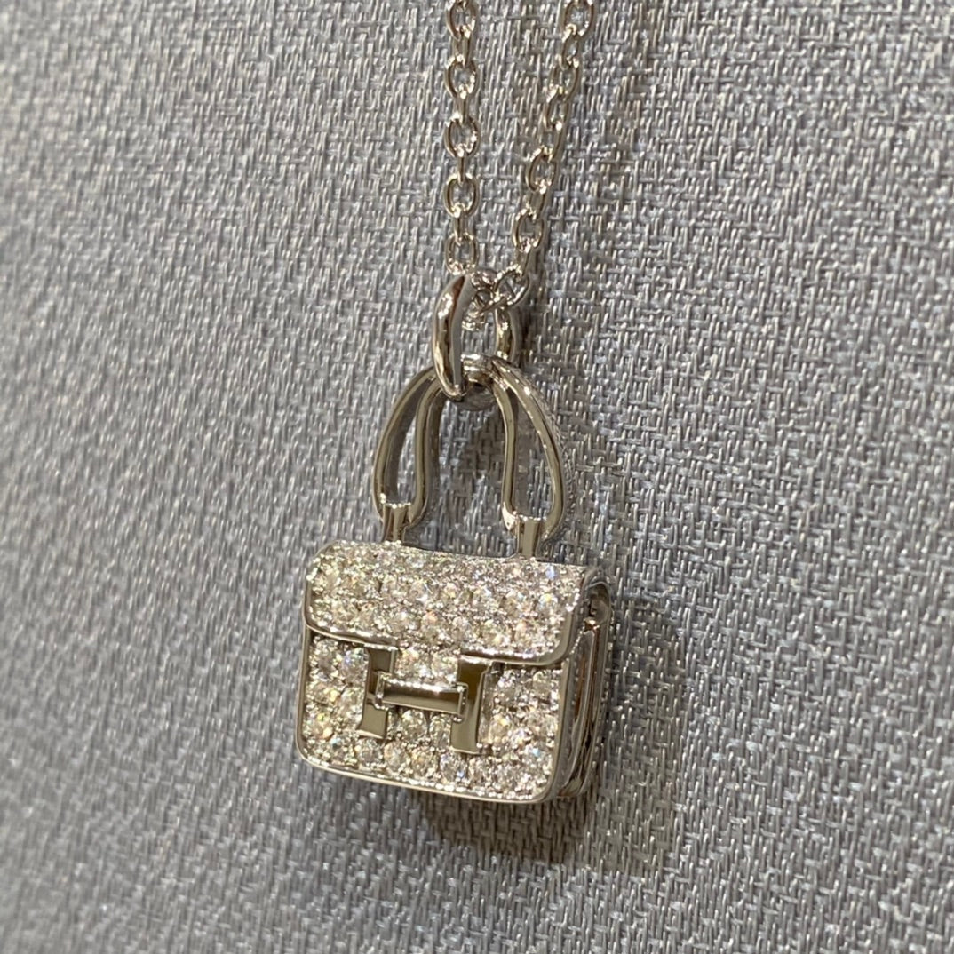 [Luxery]CONSTANCE PEDANT DIAMOND NECKLACE