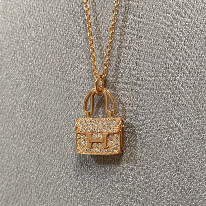 [Luxery]CONSTANCE PEDANT DIAMOND NECKLACE