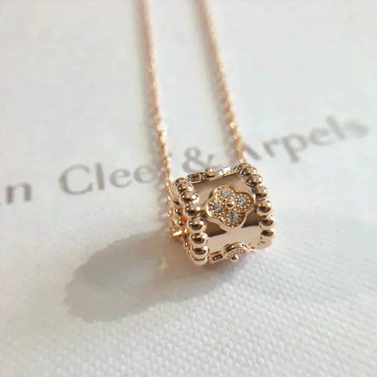 [Luxery]PERLEE PEDANT NECKLACE GOLD / ROSE GOLD