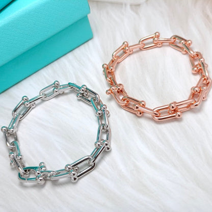 [⭐Luxery Jewels]HARDWEAR ARMBAND ROSÉGOLD UND SILBER