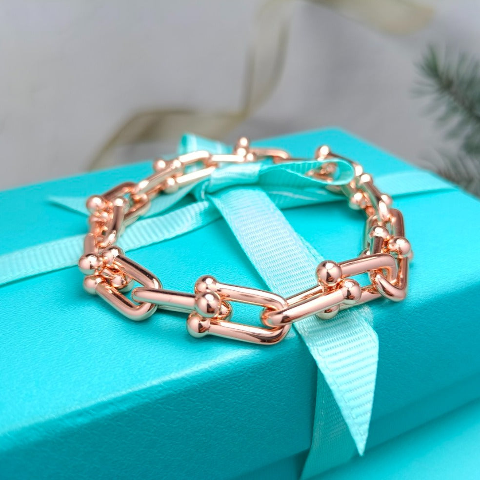 [⭐Luxery Jewels]HARDWEAR ARMBAND ROSÉGOLD UND SILBER