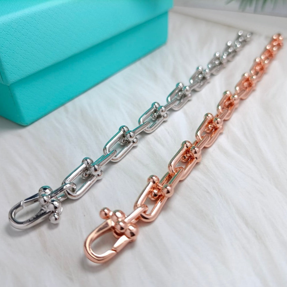 [⭐Luxery Jewels]HARDWEAR ARMBAND ROSÉGOLD UND SILBER