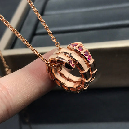 [⭐Luxus]SERPENTI ANHÄNGER-HALSKETTE
