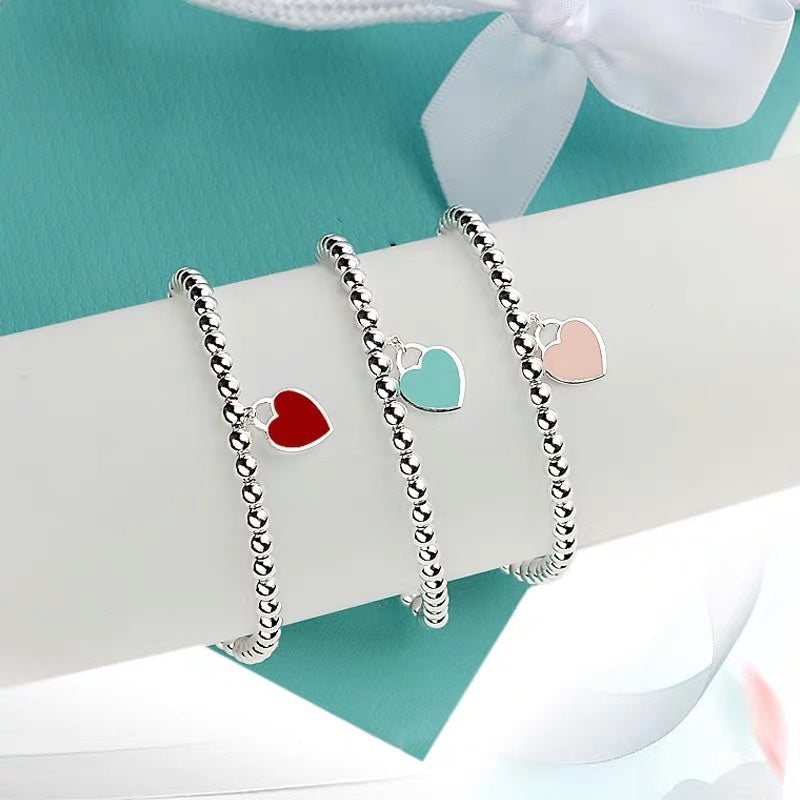 [⭐Luxery Jewels]MINI HEART BRACELET SILVER