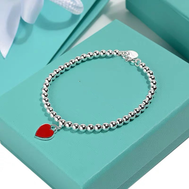 [⭐Luxery Jewels]MINI HEART BRACELET SILVER