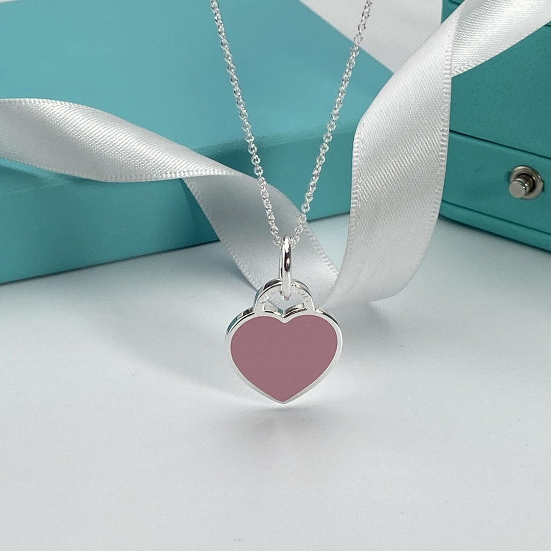 [⭐Luxery Jewels]HEART PEDANT SILVER NECKLACE