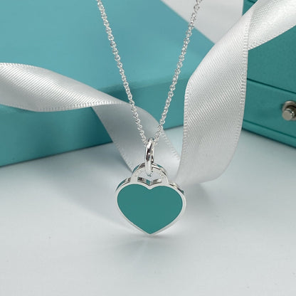 [⭐Luxery Jewels]HEART PEDANT SILVER NECKLACE