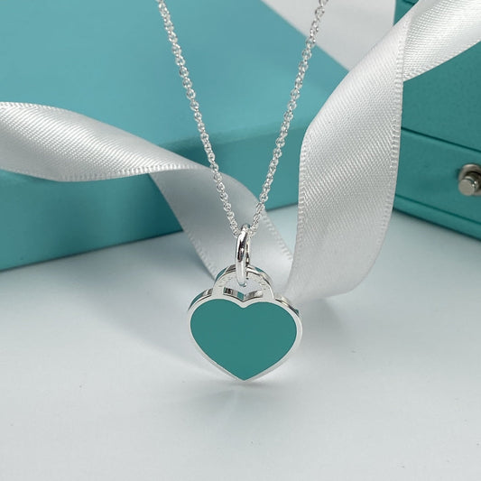 [⭐Luxery Jewels]HEART PEDANT SILVER NECKLACE