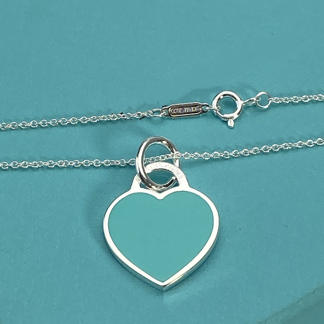 [⭐Luxery Jewels]HEART PEDANT SILVER NECKLACE